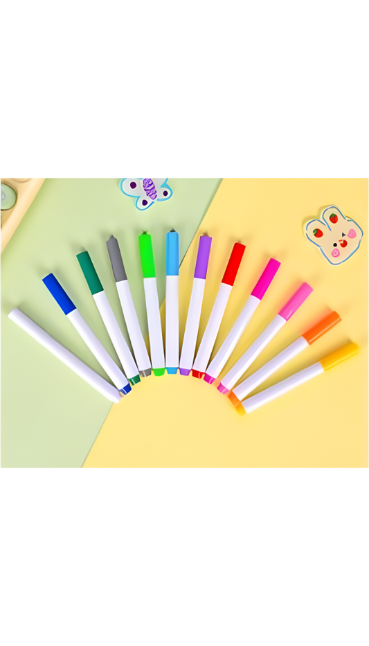 12x Fluorescerande pennor