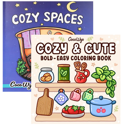 1/2/12Pcs coloring books, Glow cosmetics and Spooky cutie，Glow in the Dark Cosmetics Coloring Book -  Easy Adult Relaxation